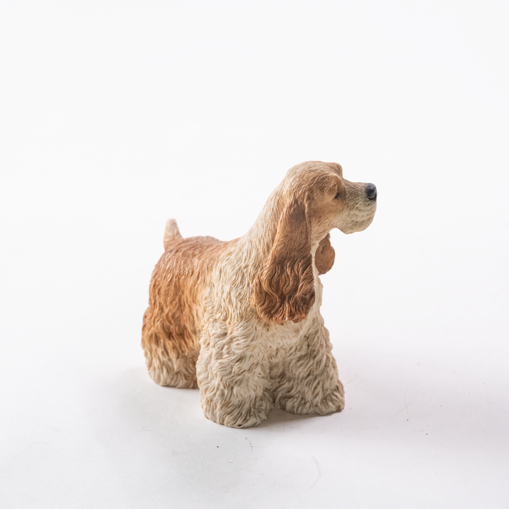 Cocker spaniel dog figurine