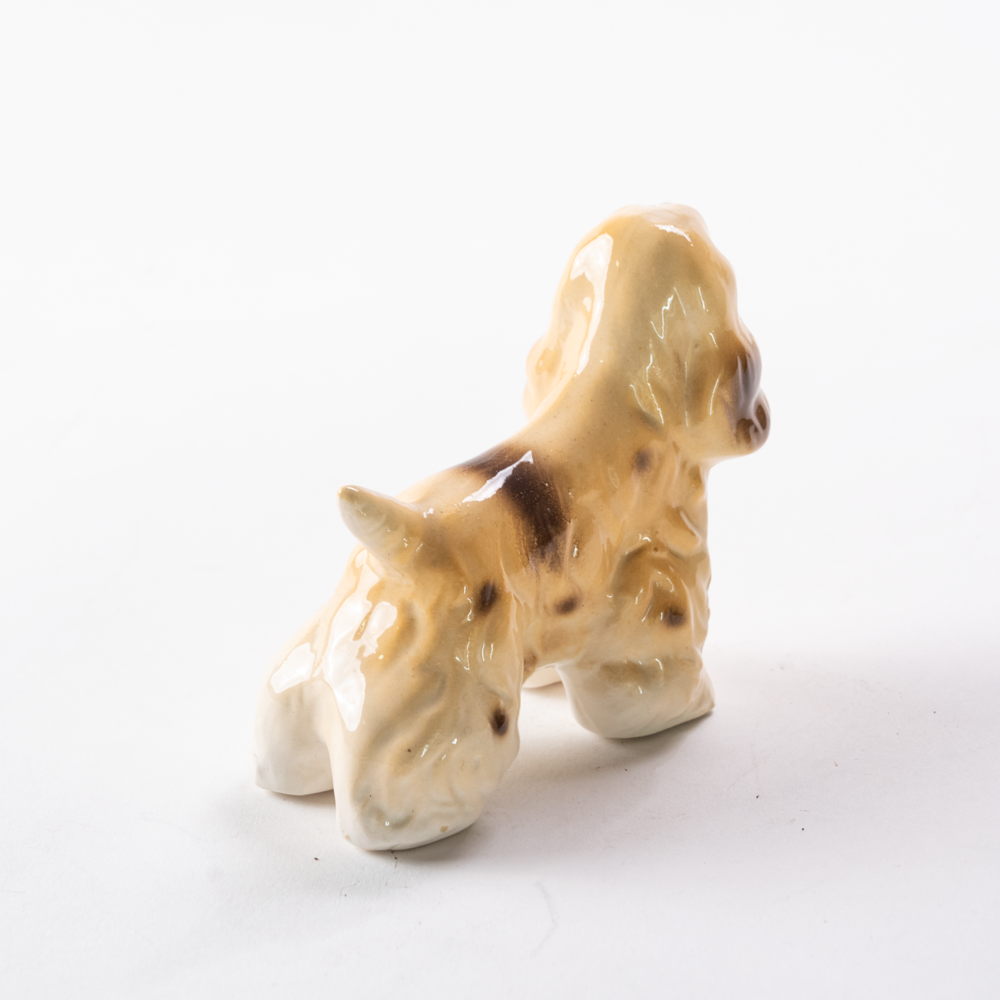 Cocker spaniel dog figurine