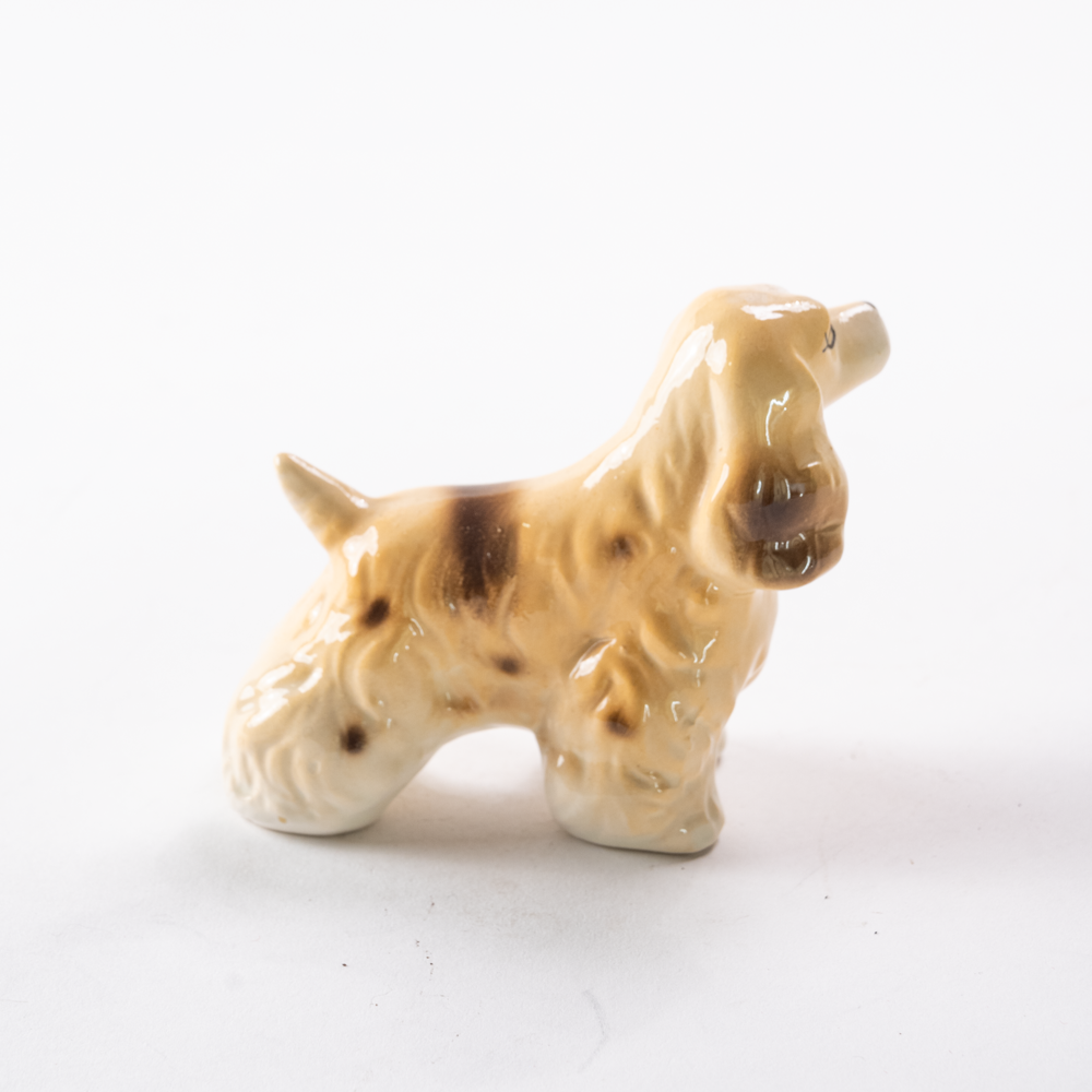 Cocker spaniel dog figurine