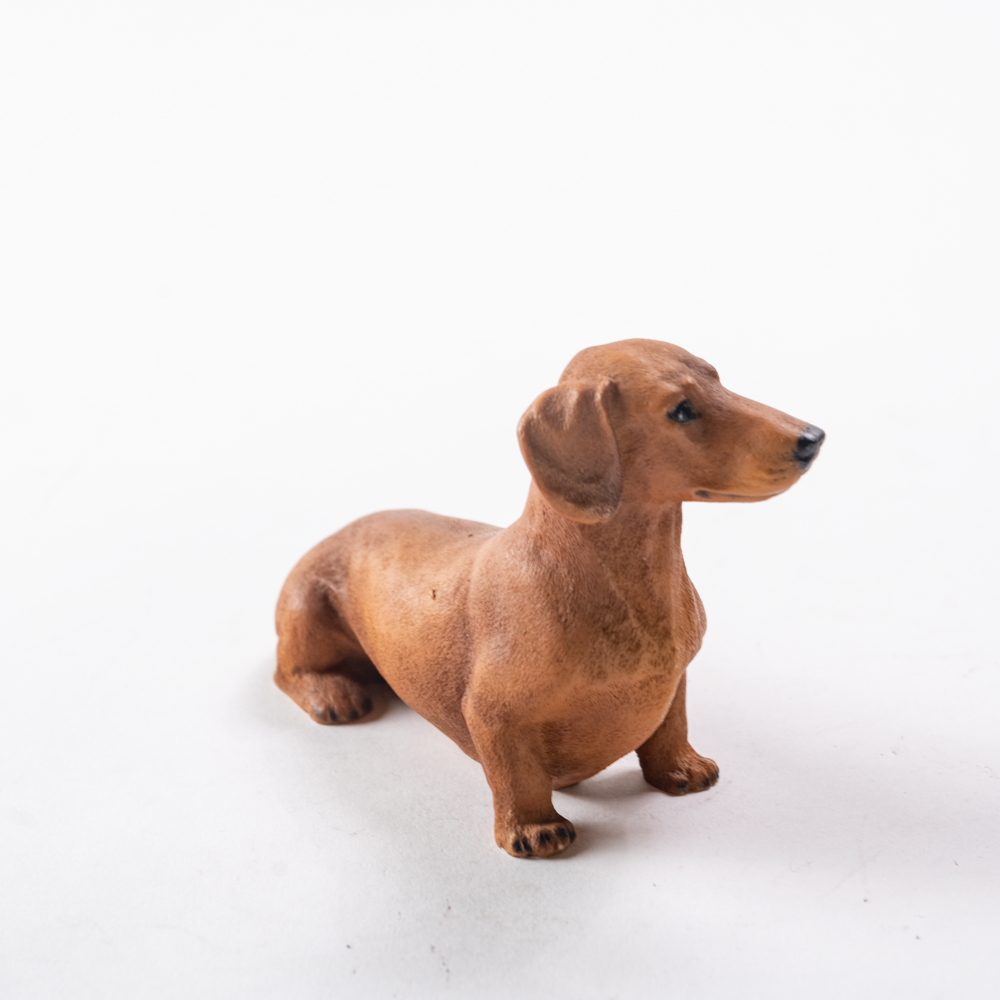 Dachshund dog figurine