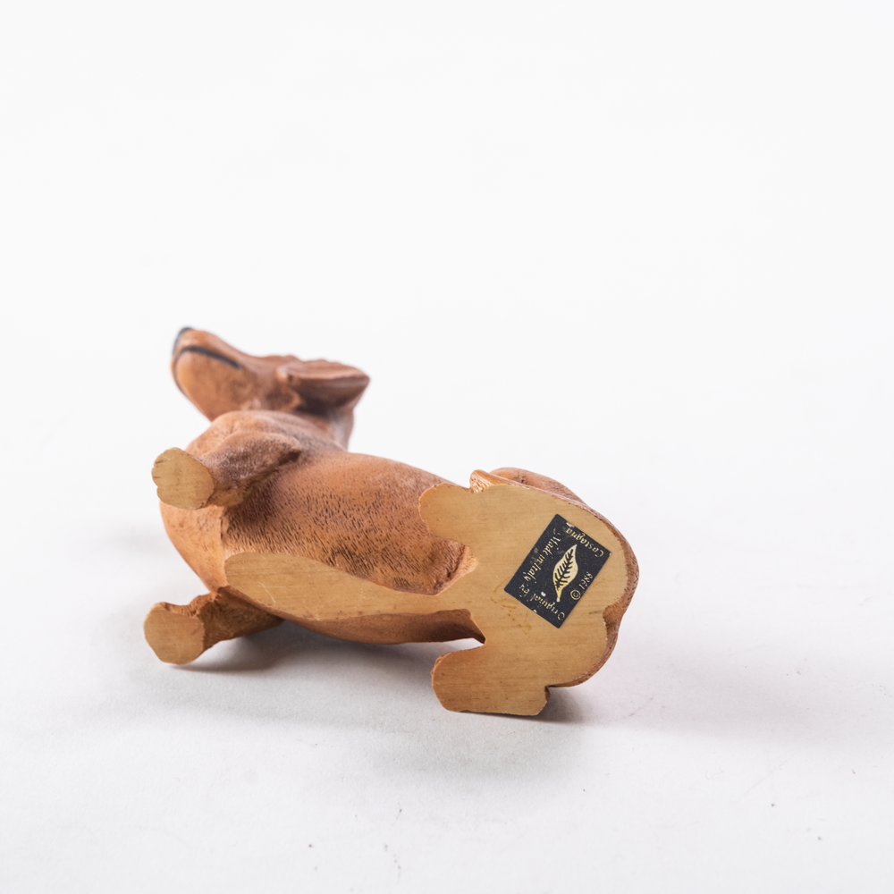 Dachshund dog figurine