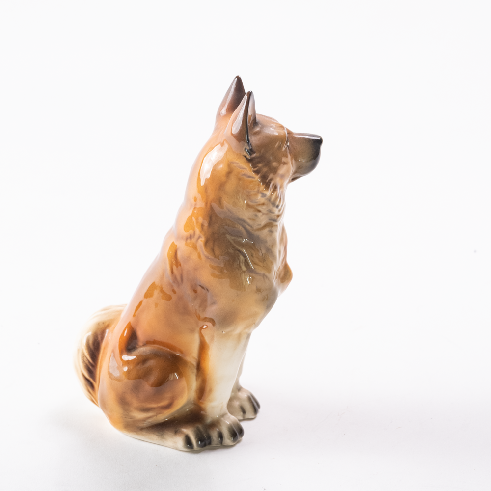 Porcelain dog figure