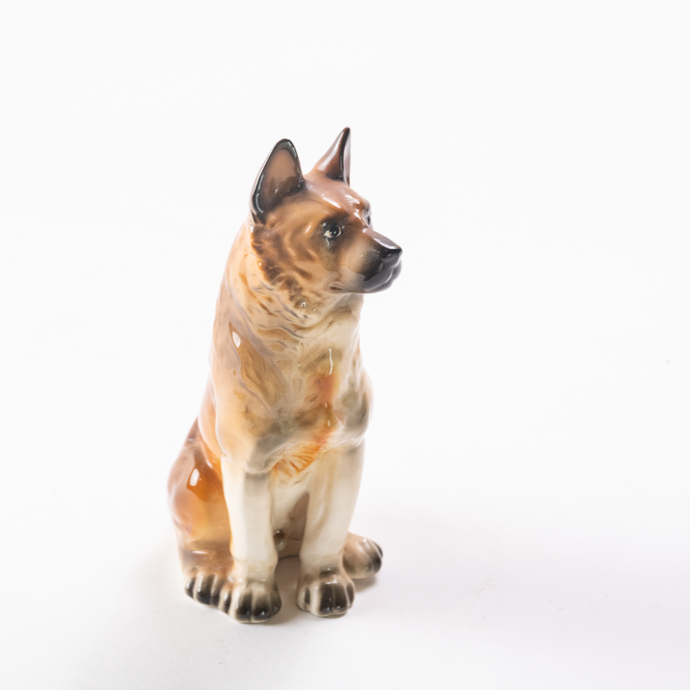 Porcelain dog figure