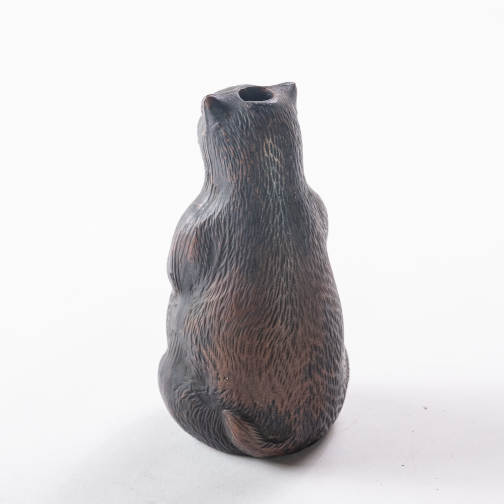 Raccoon dog vase