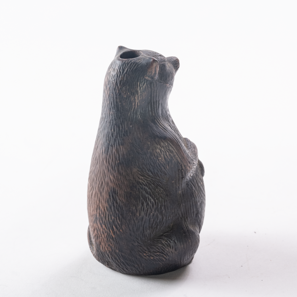 Raccoon dog vase