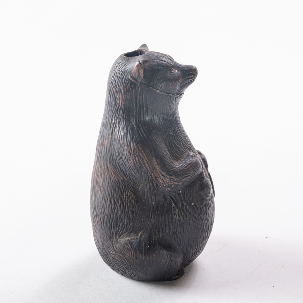 Raccoon dog vase