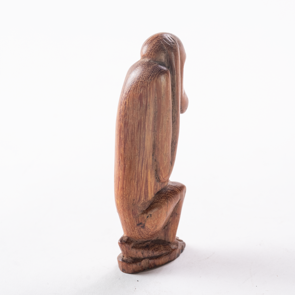 Wood carved monkey