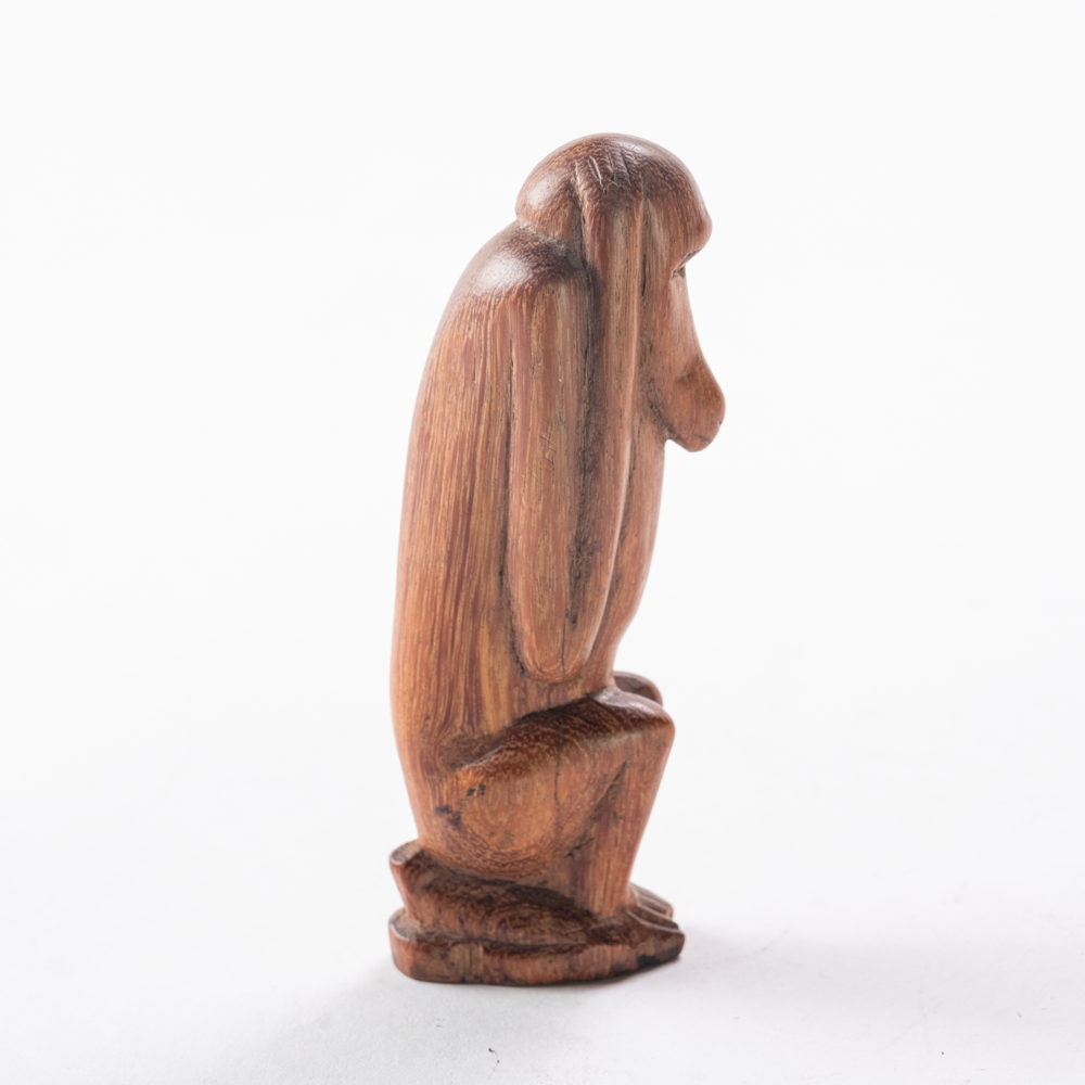 Wood carved monkey