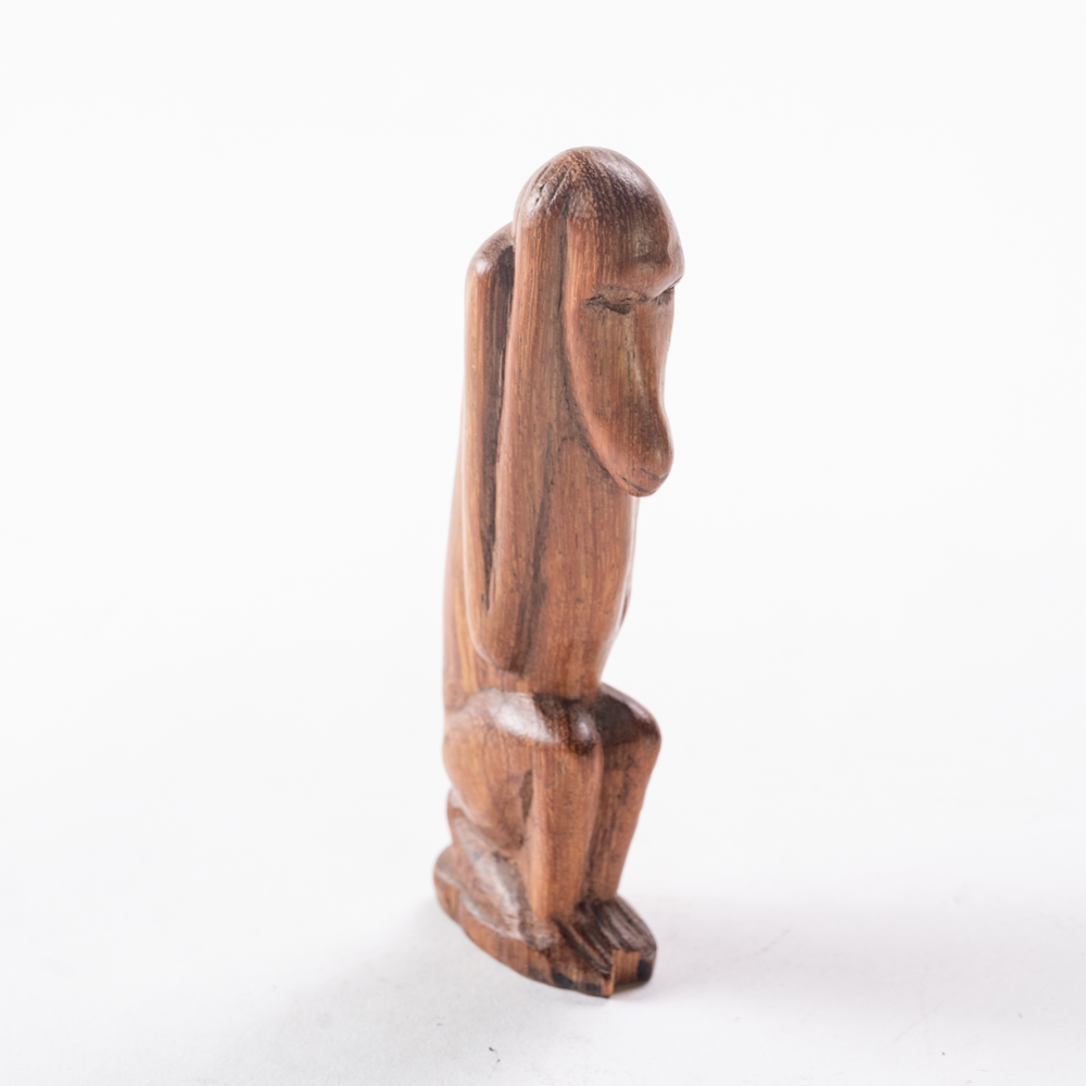 Wood carved monkey