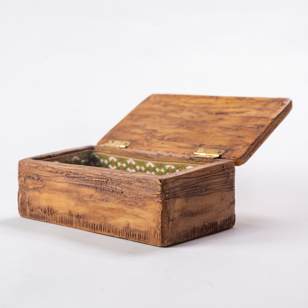 Wooden owl box