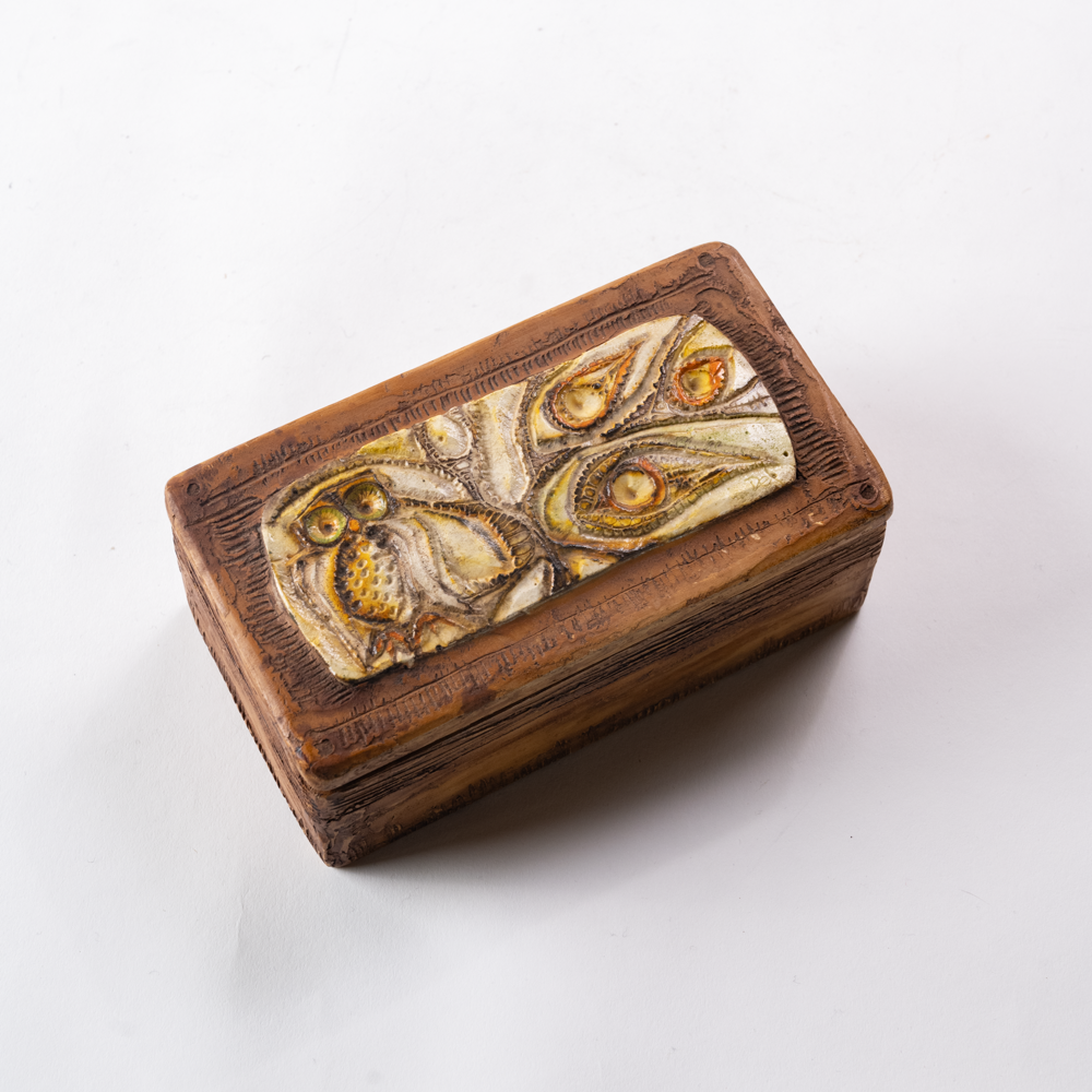 Wooden owl box